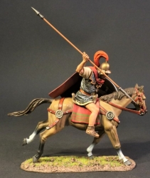 MRRCAV-02R Roman Cavalry with Red Shield, Roman Army of the Mid-Republic